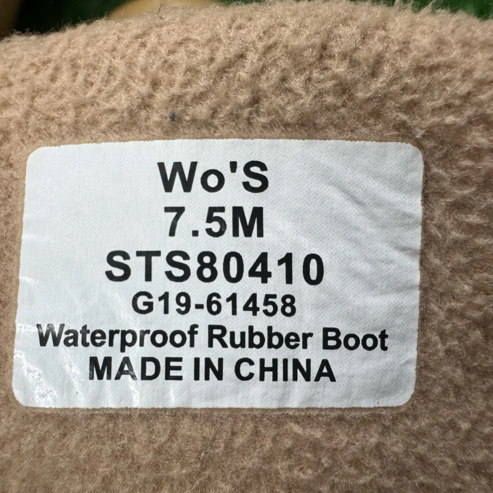 Sperry Women’s‎ Beige and Brown saltwater Boots Size 7.5